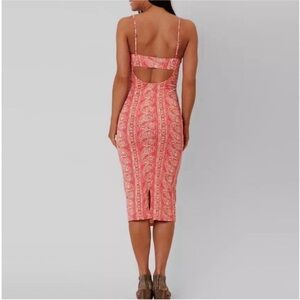 Billabong Coral Backless Dress